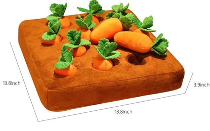 Engaging Carrot-Shaped Dog Toy for Hours of Fun