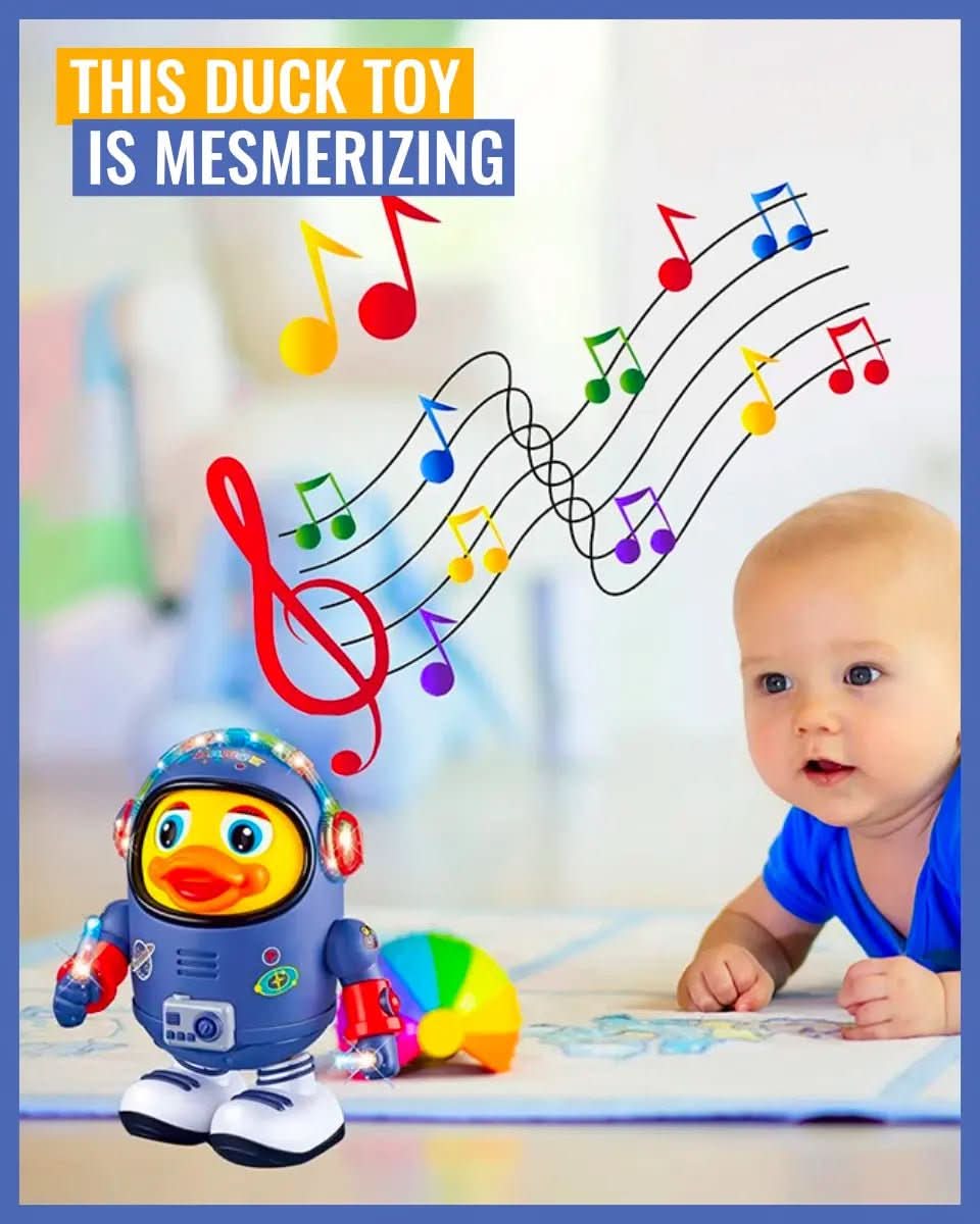 Light and Music Interactive Dancing Duck Toy