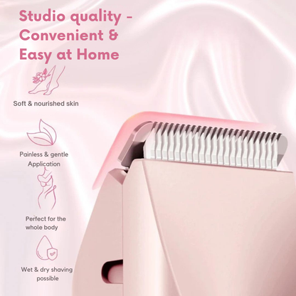 Gentle Glide Electric Shaver for Women | Cordless Wet & Dry Shaving