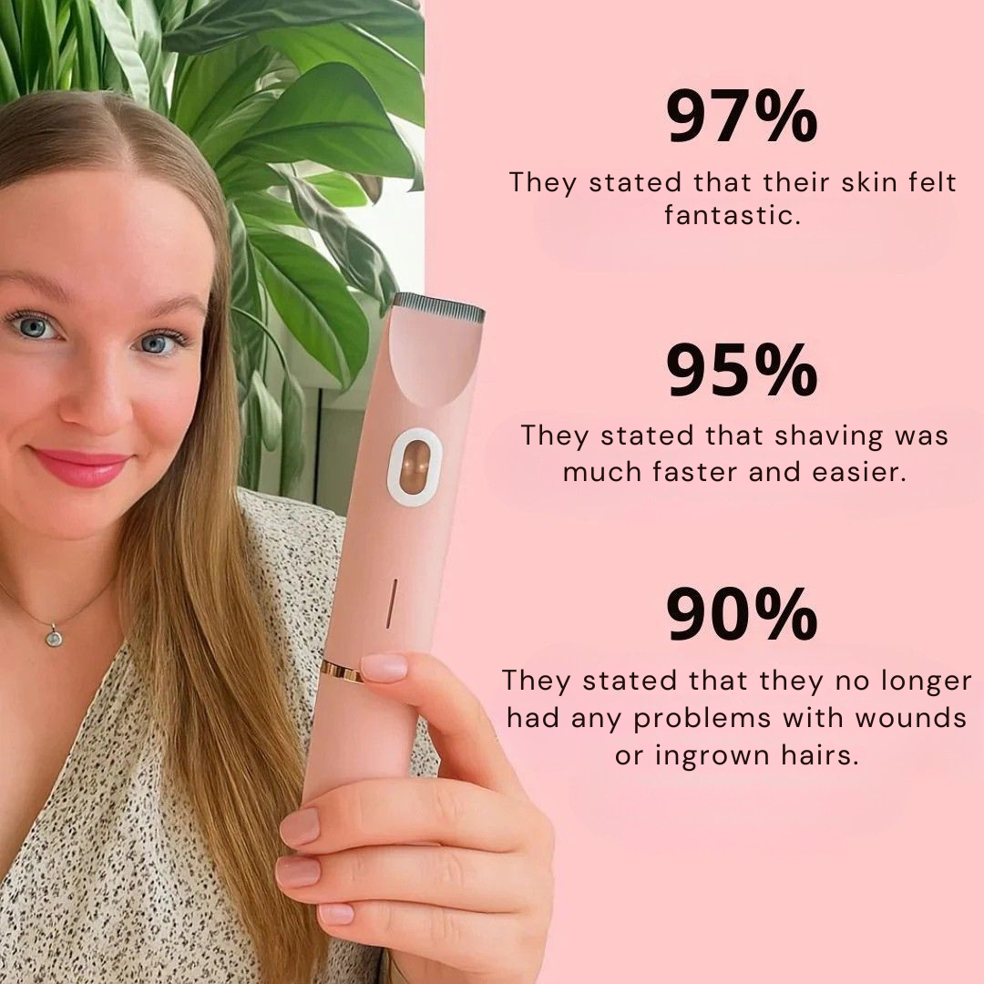 Gentle Glide Electric Shaver for Women | Cordless Wet & Dry Shaving