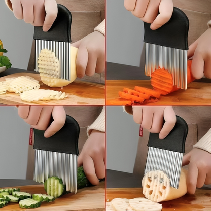 50% OFF | Stainless Steel Wave Shaped Kitchen Slicer [Last Day Sale]