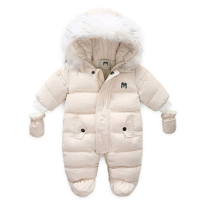 Warm Thick Jumpsuit for Infants and Babies
