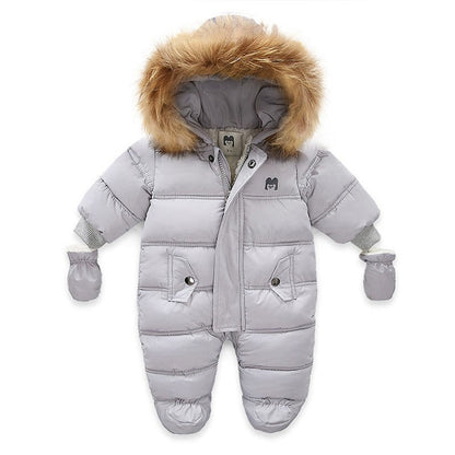 Warm Thick Jumpsuit for Infants and Babies