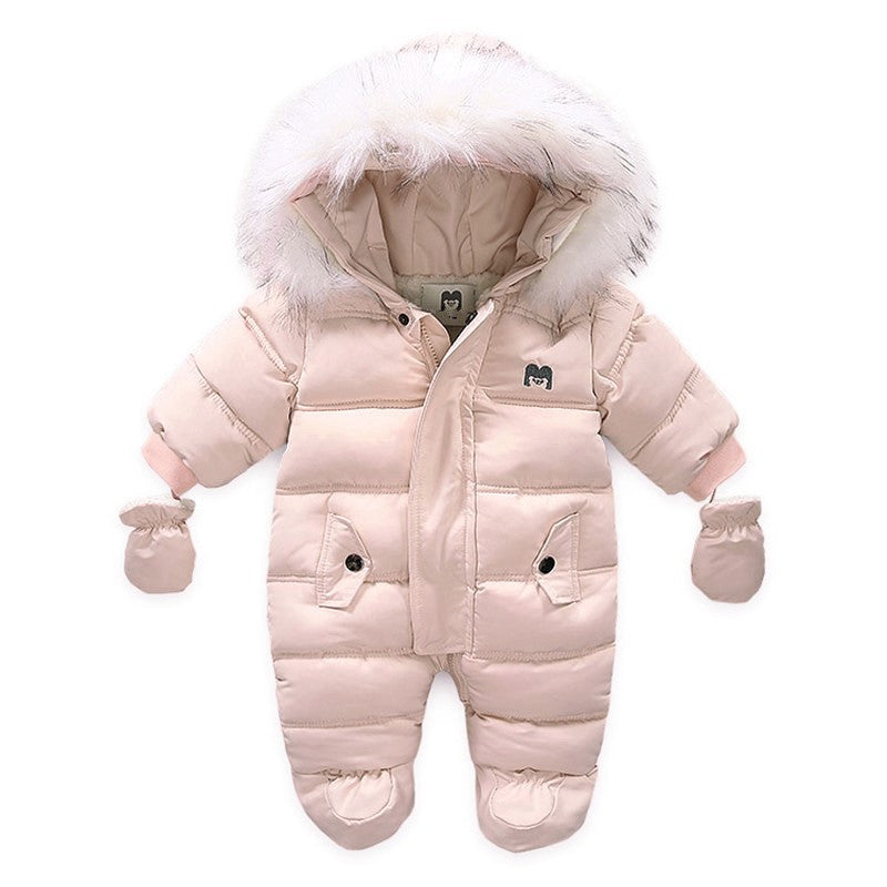 Warm Thick Jumpsuit for Infants and Babies