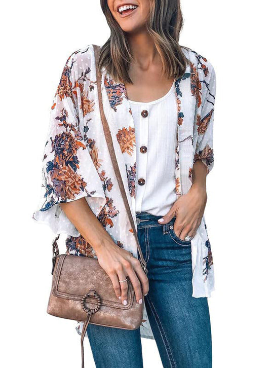PetalPower - Bold Floral Print Top