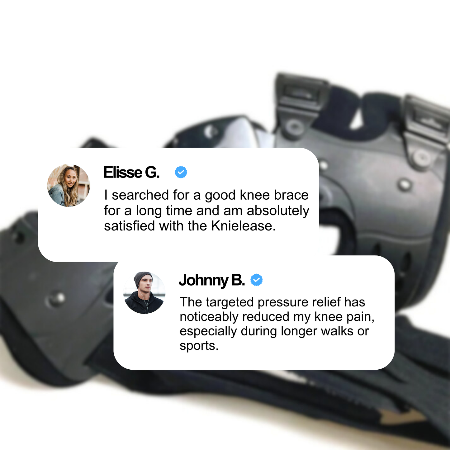 Adjustable Knee Clip for Support and Comfort – Knee Stability Aid
