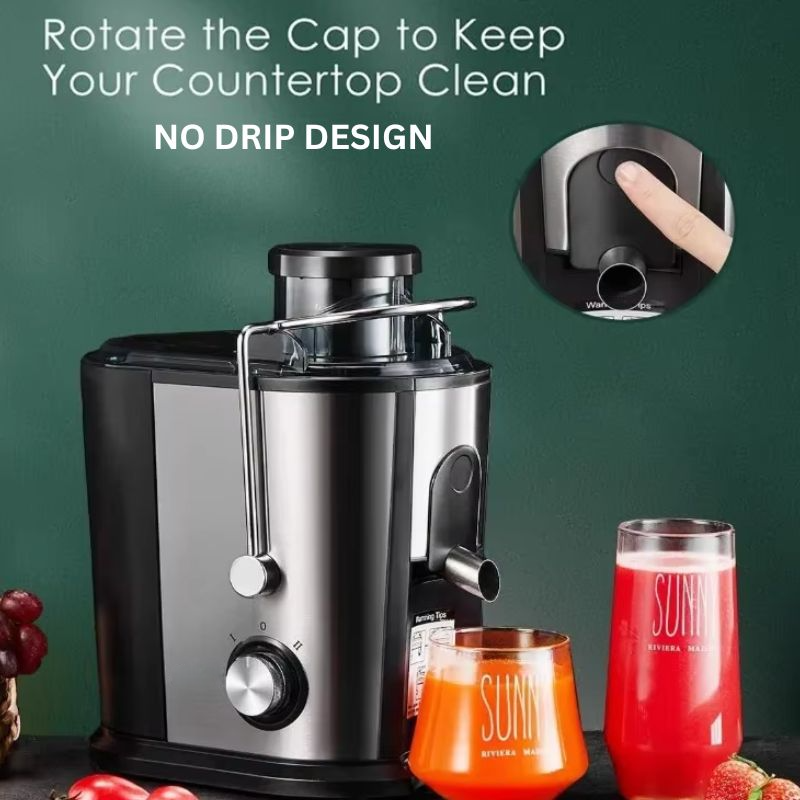 800W Electric Juice Extractor with Two Speed Options