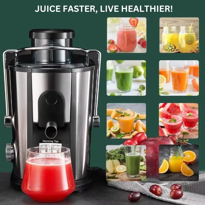 800W Electric Juice Extractor with Two Speed Options