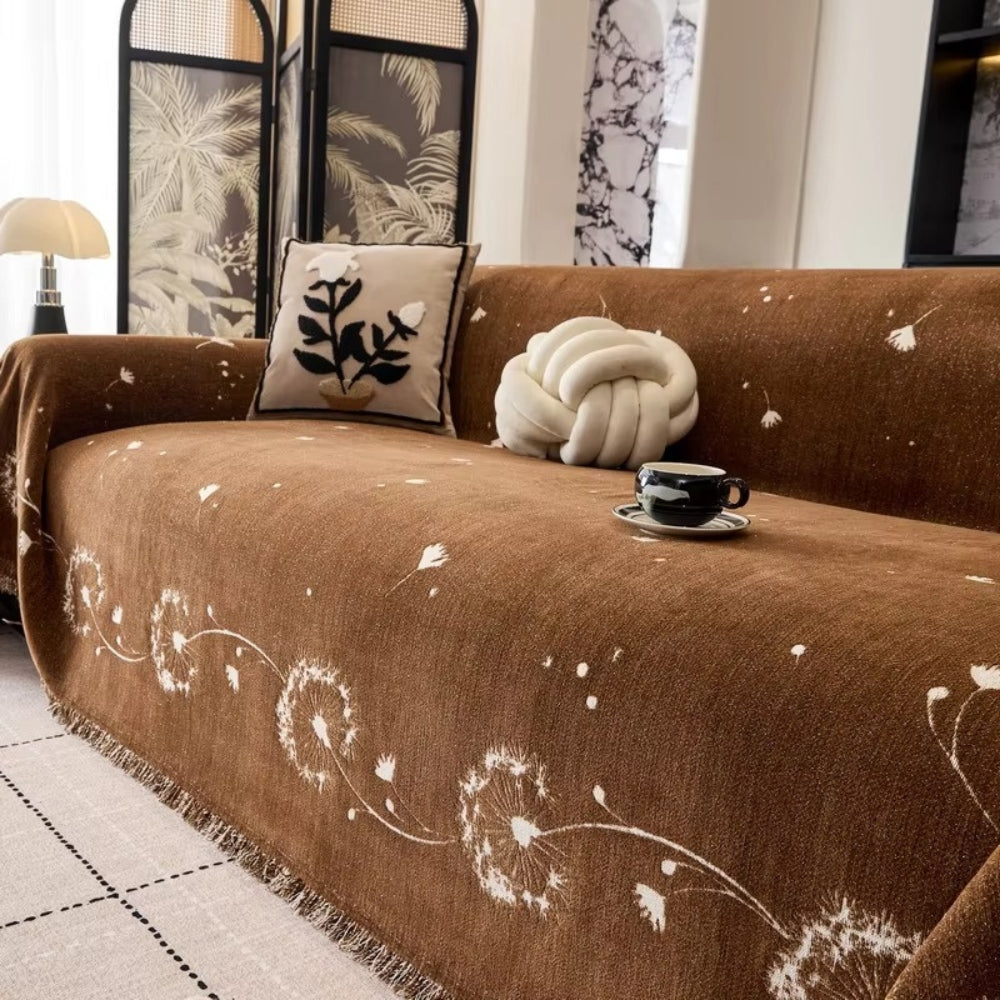 Serene Dandelion Dream Sofa Protector