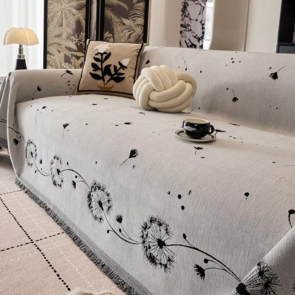 Serene Dandelion Dream Sofa Protector