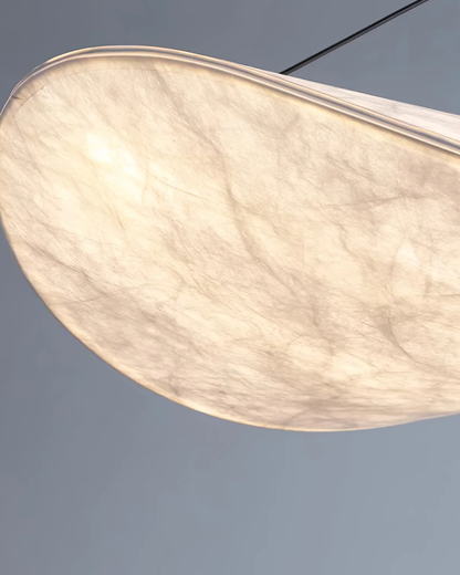 Floating Pendant Light with Japandi Design Aesthetic