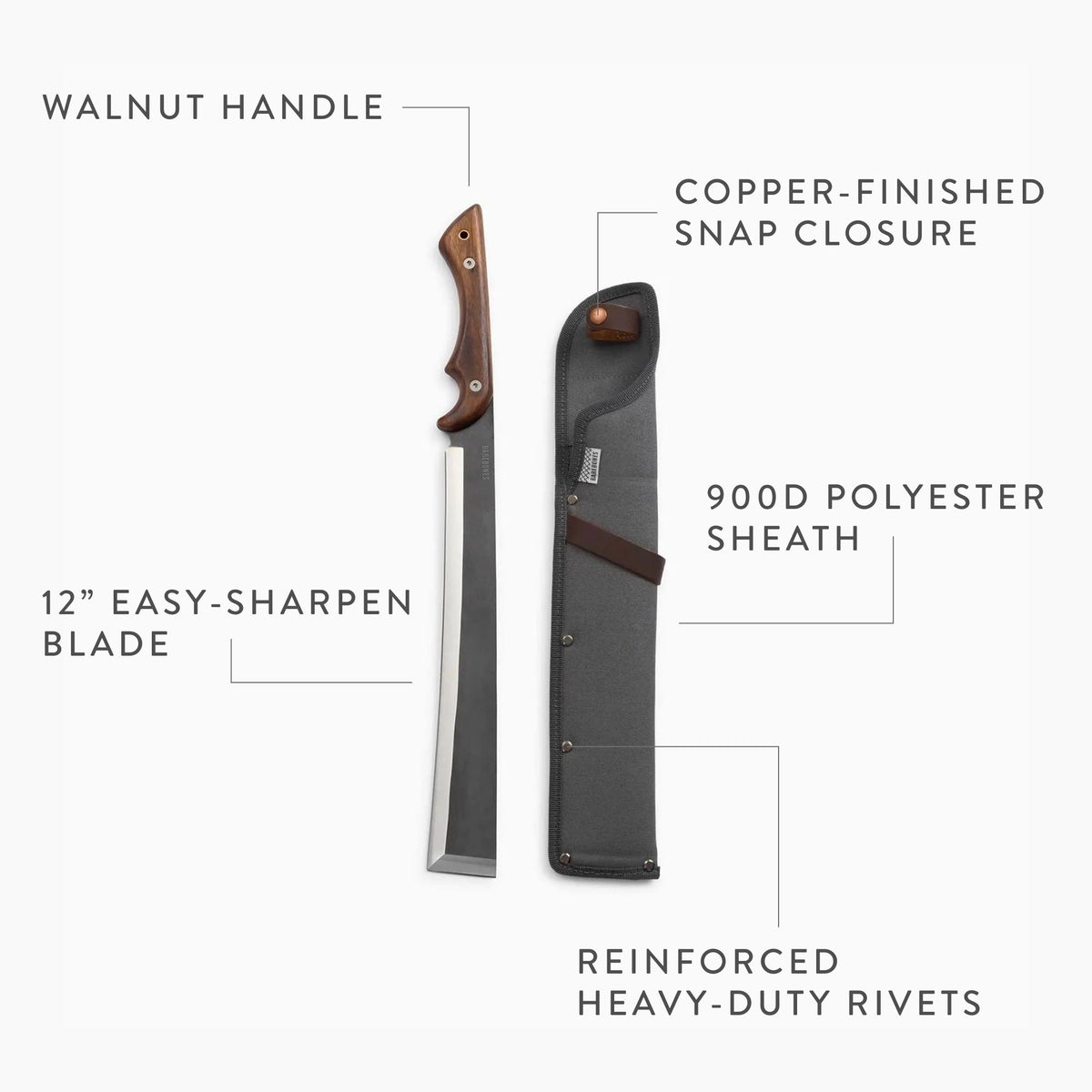 Versatile Garden Cleaver for Pruning and Harvesting