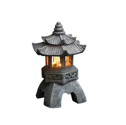 Solar-Powered Zen Lantern | Weather-Resistant Garden Light