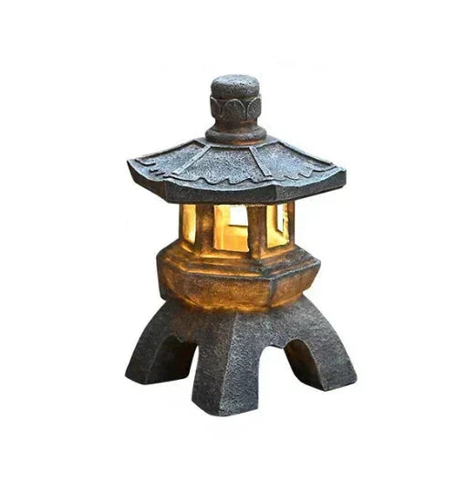 Solar-Powered Zen Lantern | Weather-Resistant Garden Light