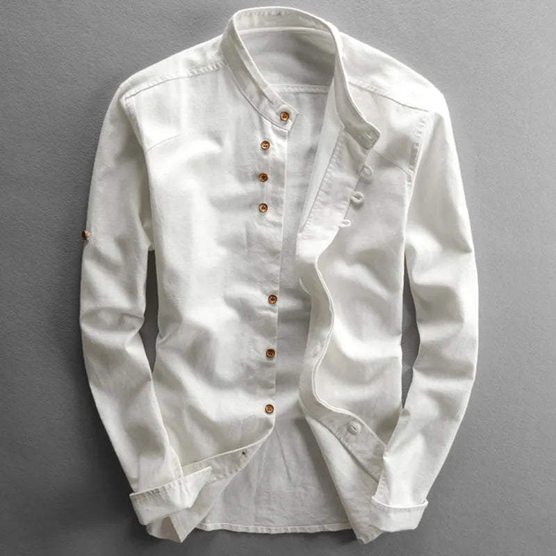 Elegant Japanese-Inspired Men's Shirt