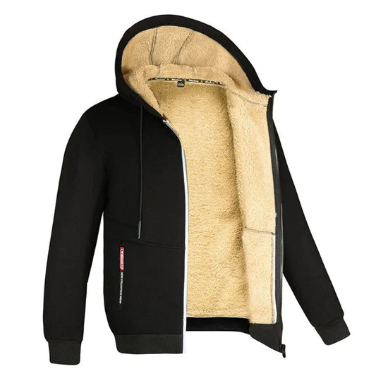 Cozy Couture: Elegant Wool Coat with Plush Lining