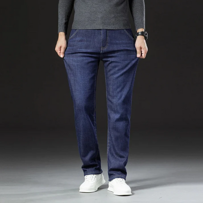 Fleece-Lined Winter Jeans for Men – Warm and Comfortable