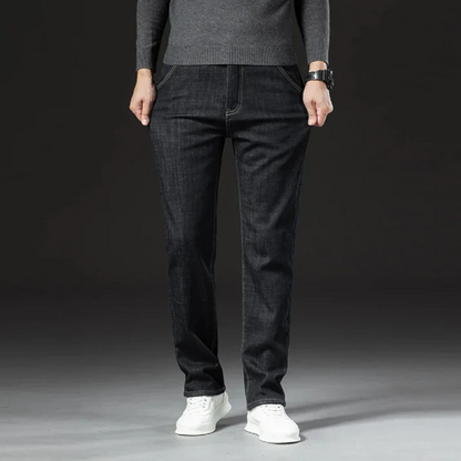 Fleece-Lined Winter Jeans for Men – Warm and Comfortable