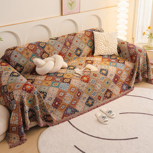 Bohemian Color Burst Sofa Protector