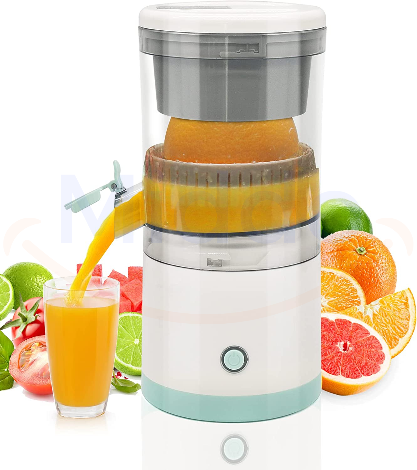 Wireless Electric Juicer - Powerful Stainless Steel for Fresh Juice in Seconds