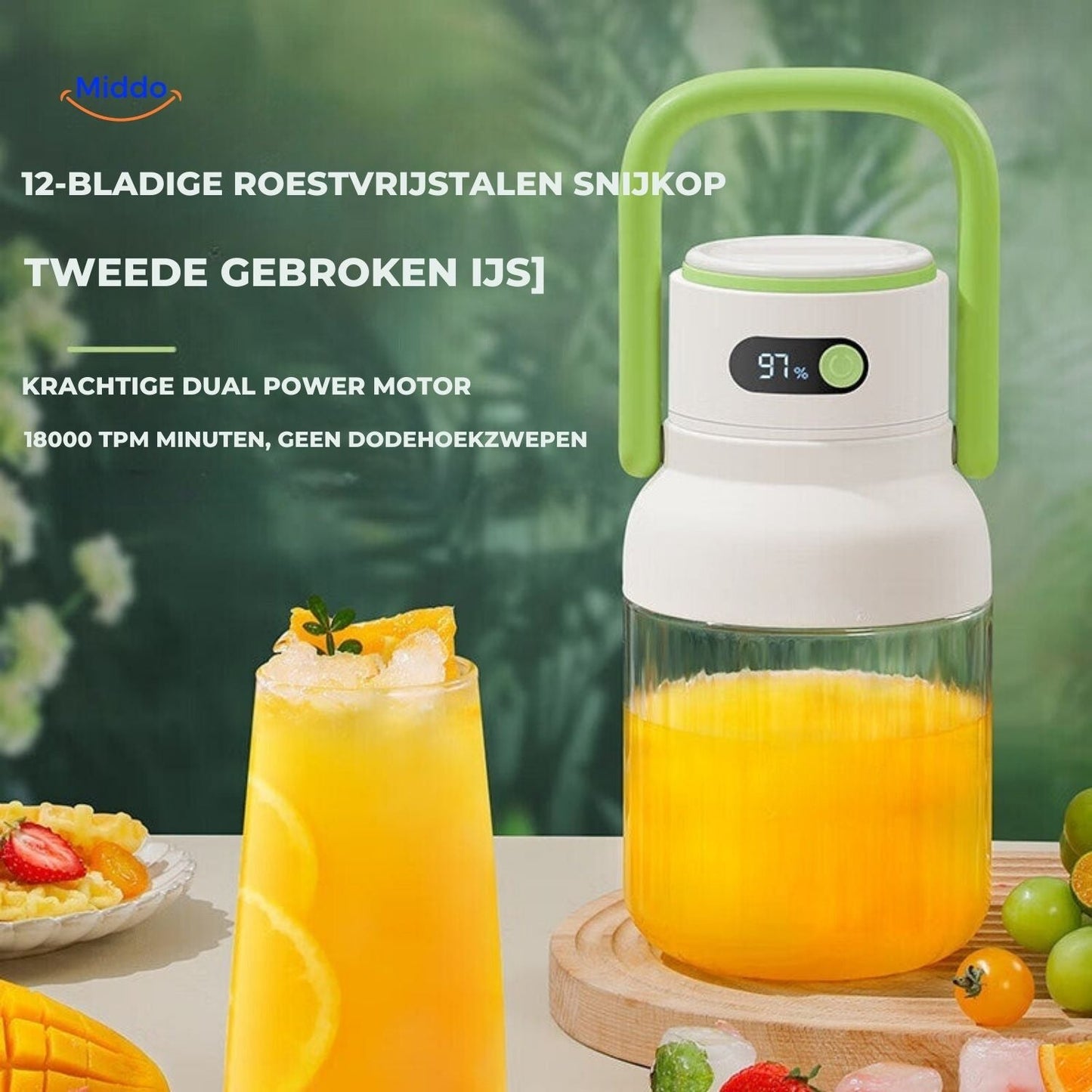 Wireless Juicer Mixer | Portable Press for Fresh, Healthy Juices
