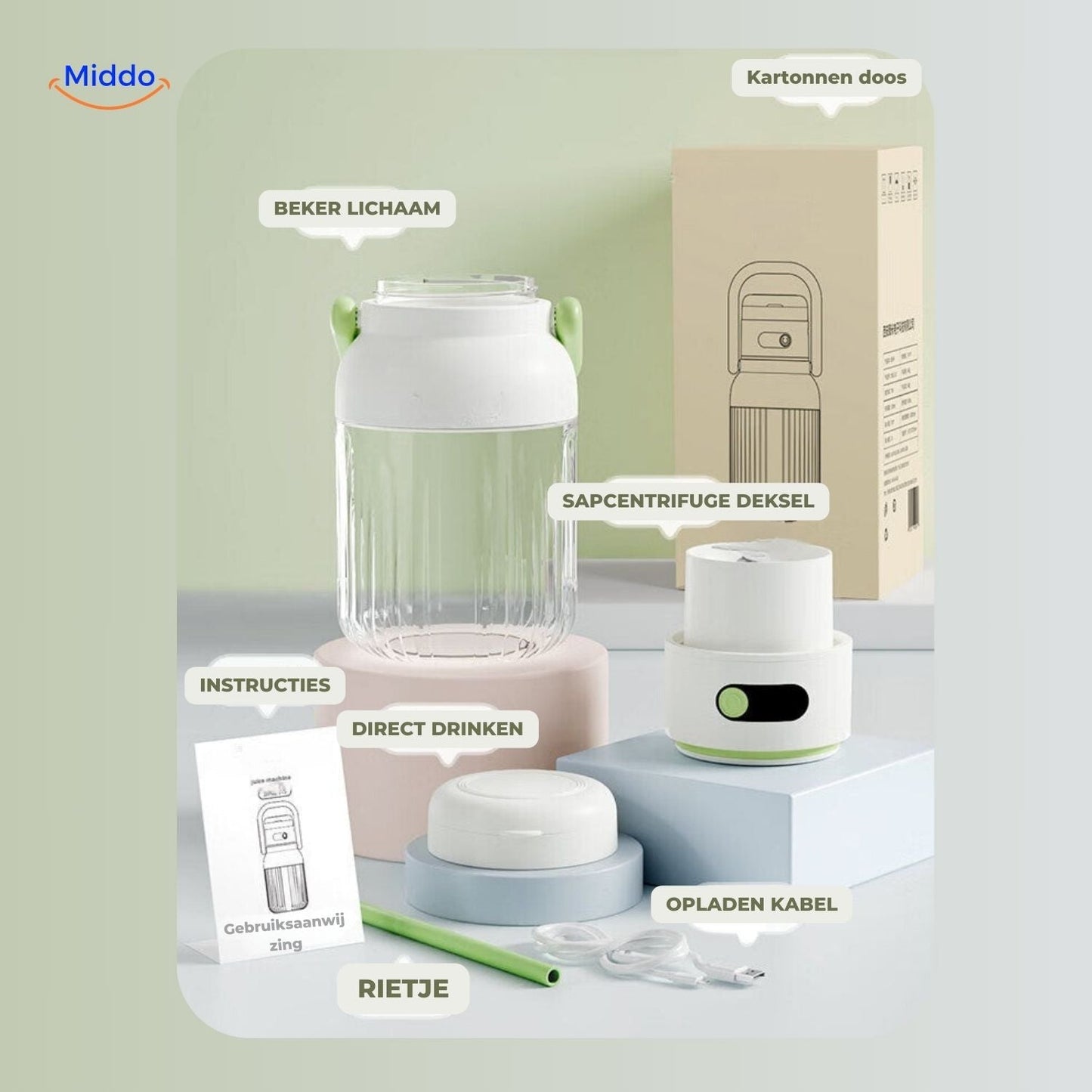 Wireless Juicer Mixer | Portable Press for Fresh, Healthy Juices