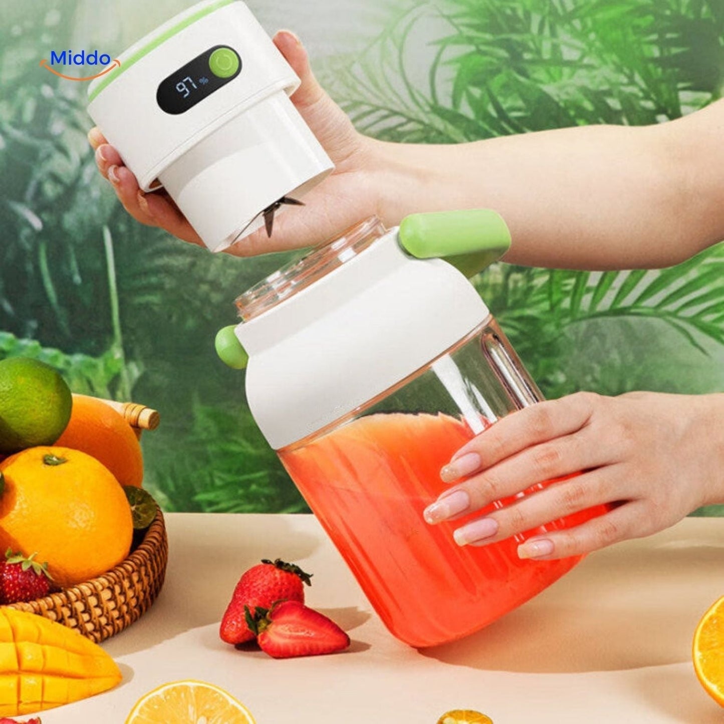 Wireless Juicer Mixer | Portable Press for Fresh, Healthy Juices