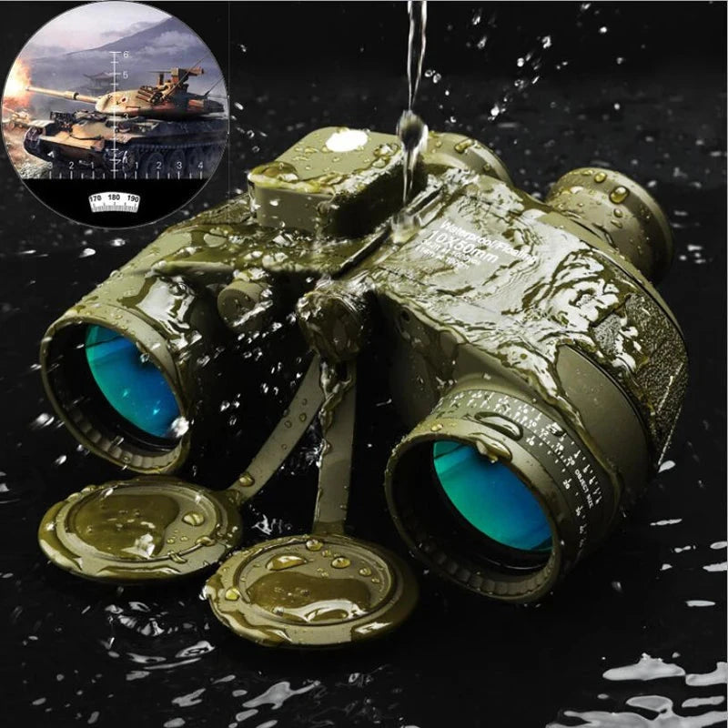 10x50 Military Binoculars for Clear and Steady Viewing