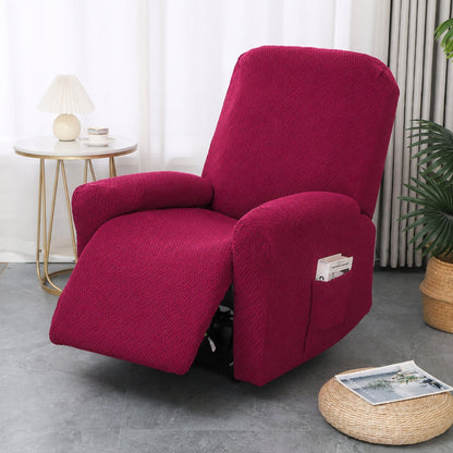 CozyGuard Recliner Cover with Handy Storage Pocket