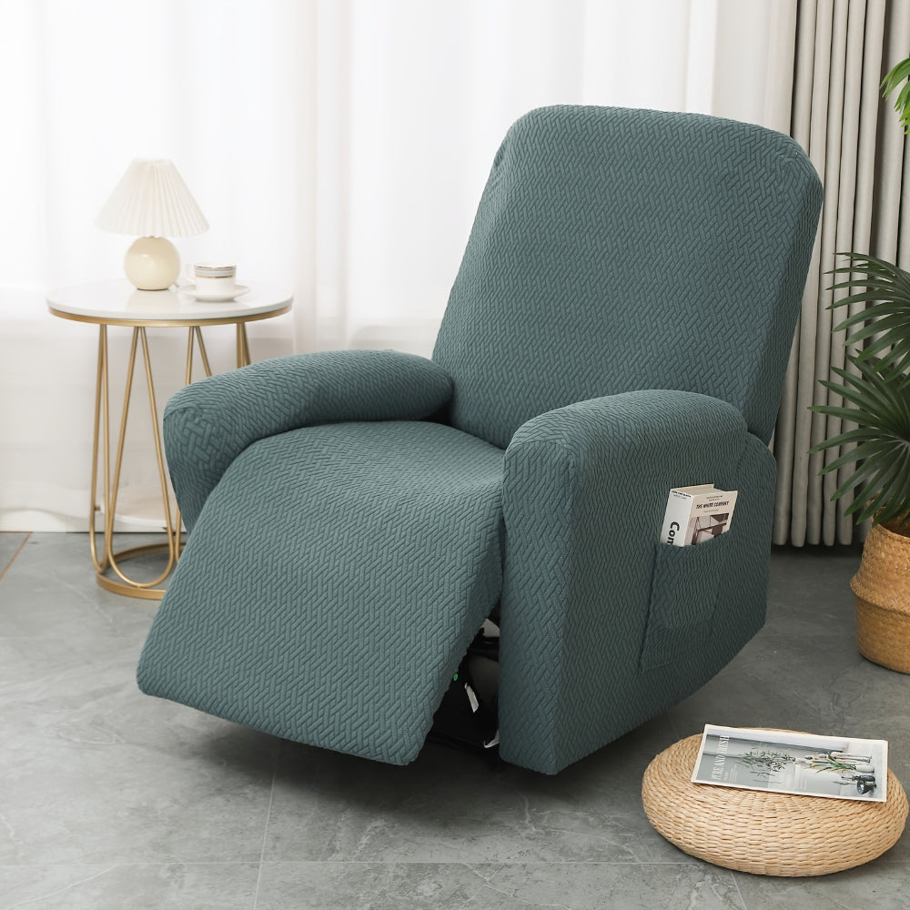 CozyGuard Recliner Cover with Handy Storage Pocket