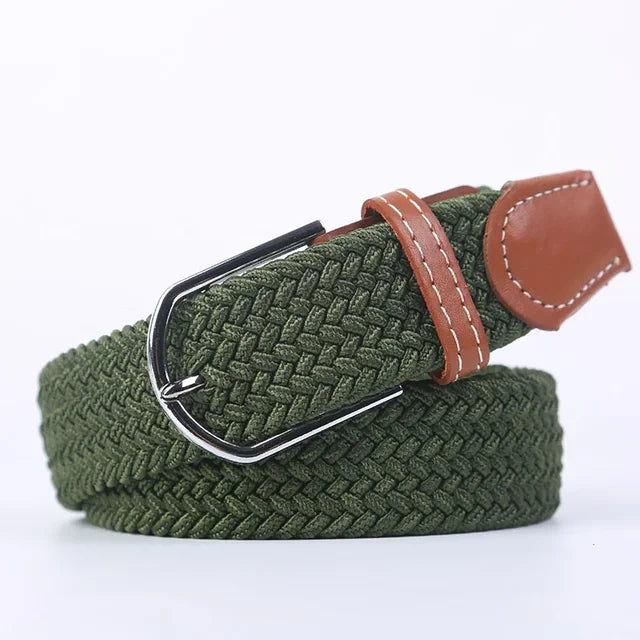 Stretchy Casual Belt Crafted from Elastic Fabric