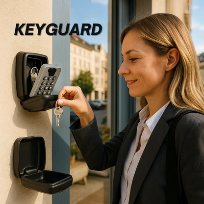 Weatherproof Key Box for Outdoor Use – Wall-Mounted Security Storage