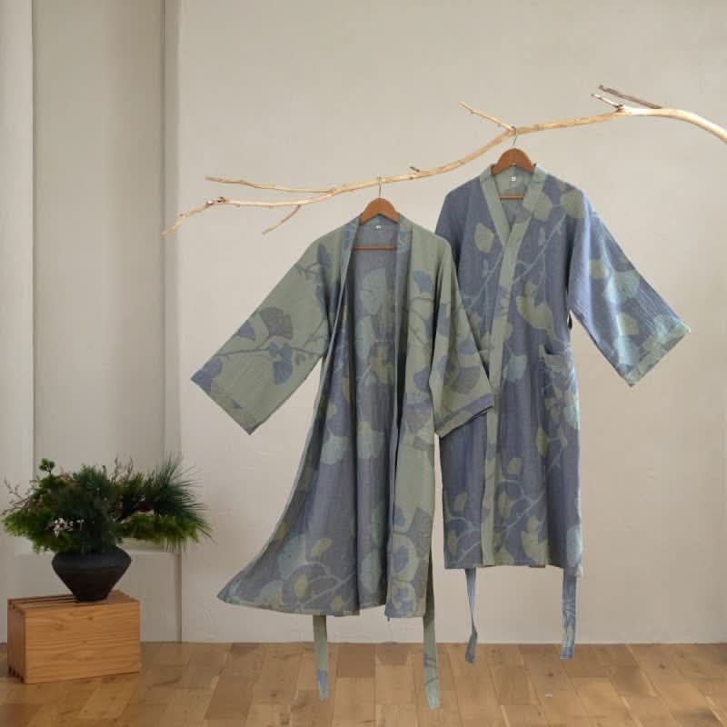 Reversible Bathrobe for Cozy Minimalist Relaxation