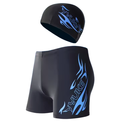 Men's High-Performance Swimming Gear - Chic and Functional Set