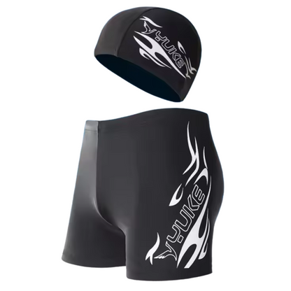 Men's High-Performance Swimming Gear - Chic and Functional Set