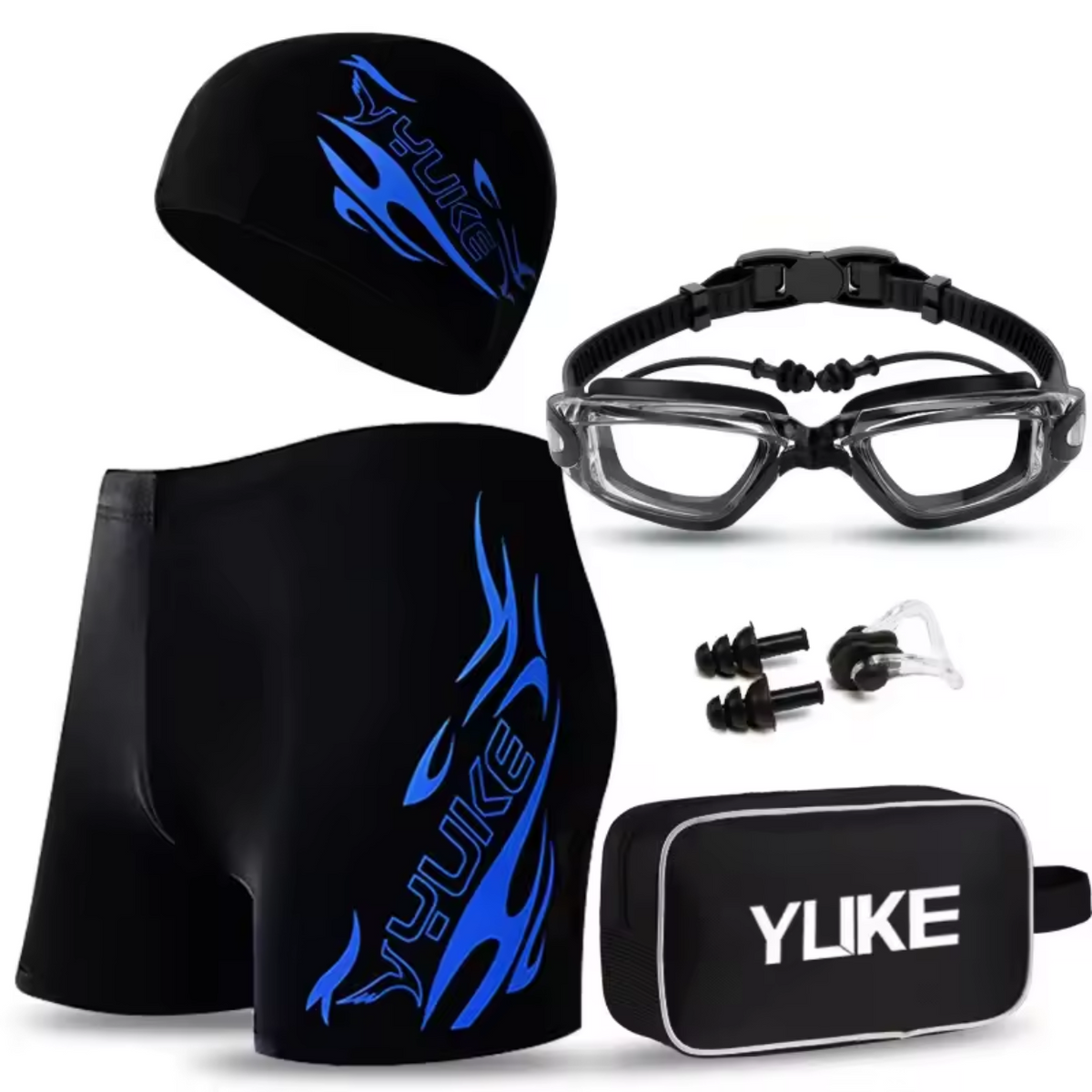 Men's High-Performance Swimming Gear - Chic and Functional Set
