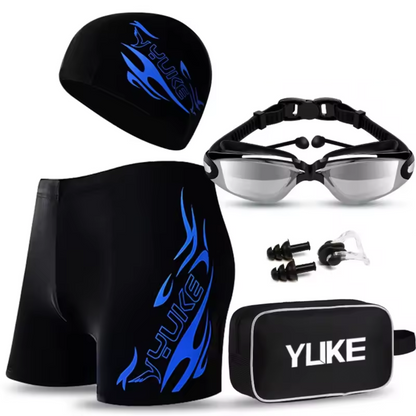 Men's High-Performance Swimming Gear - Chic and Functional Set