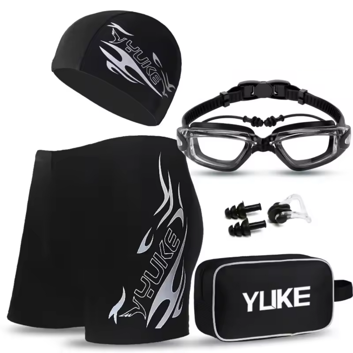 Men's High-Performance Swimming Gear - Chic and Functional Set