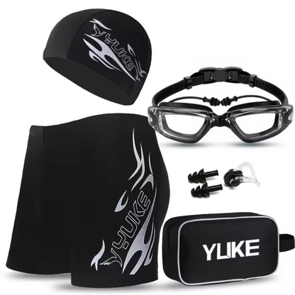 Men's High-Performance Swimming Gear - Chic and Functional Set