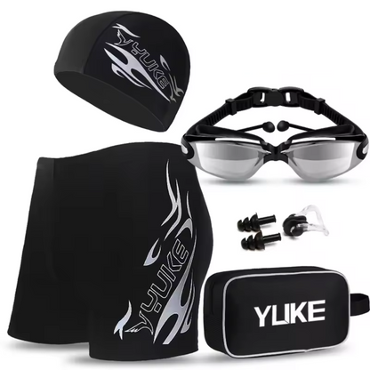 Men's High-Performance Swimming Gear - Chic and Functional Set