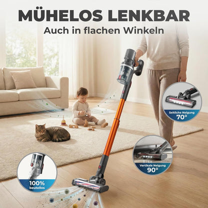 Cordless 2-in-1 Vacuum Cleaner | 460 Watt Power with 60 Min Runtime