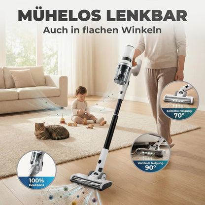 Cordless 2-in-1 Vacuum Cleaner | 460 Watt Power with 60 Min Runtime