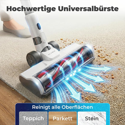 Cordless 2-in-1 Vacuum Cleaner | 460 Watt Power with 60 Min Runtime