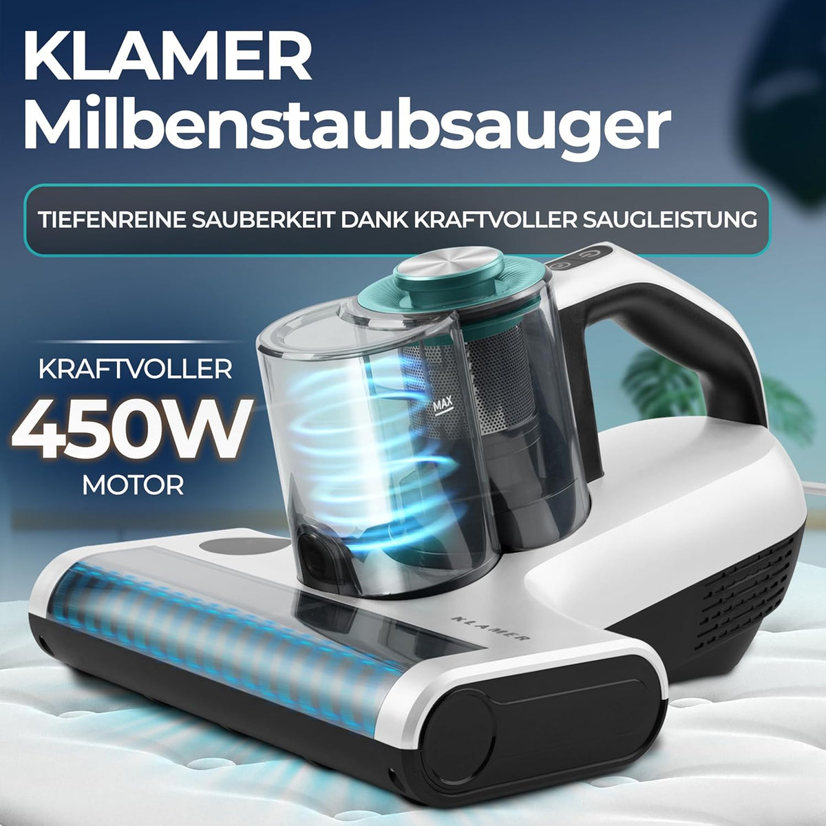 UltraClean 450 Vacuum | Handheld Device with 18,000 Pa Suction Power