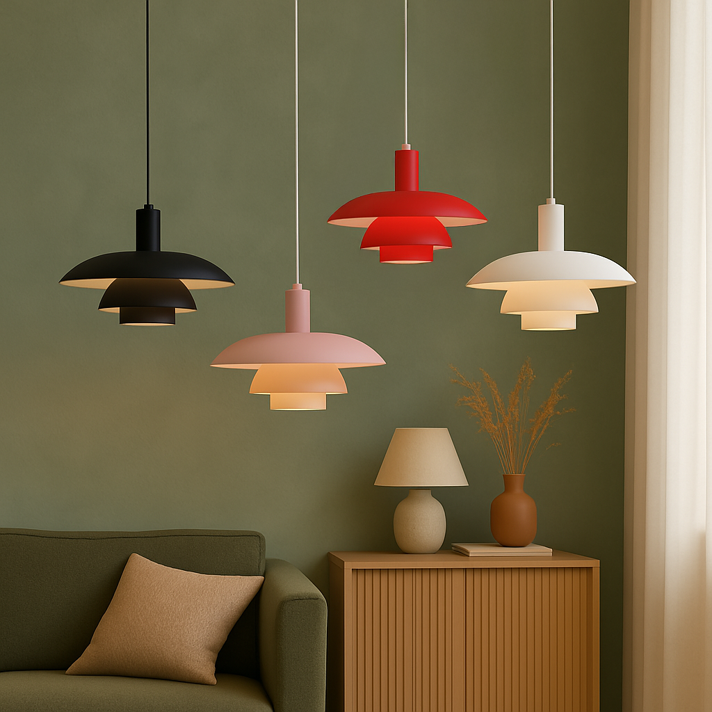 Scandinavian Minimalist Ceiling Lamp – Danish Pendant Light Design