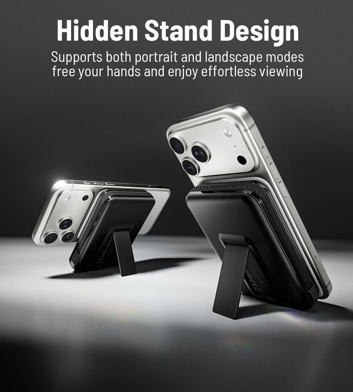 Magnetic Charging Power Bank 10,000 mAh with Stand Feature