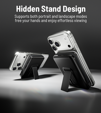 Magnetic Charging Power Bank 10,000 mAh with Stand Feature