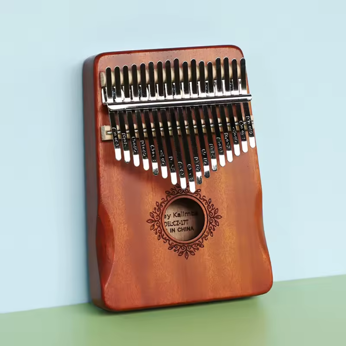 Portable Kalimba with 17 Keys - Wooden Thumb Piano