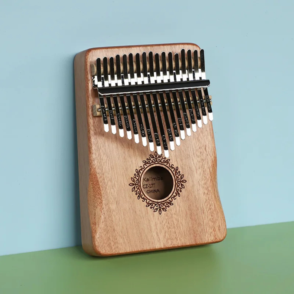 Portable Kalimba with 17 Keys - Wooden Thumb Piano