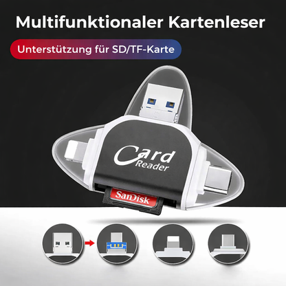 Rapid Connect Card Reader | Effortless Data Transfer | Multi-Port Hub